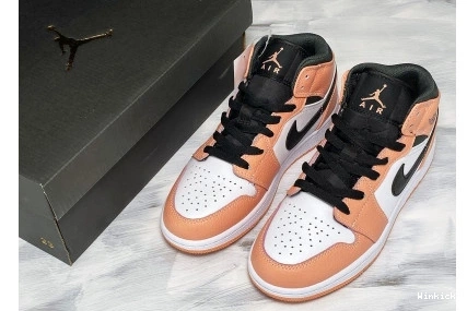 (GS) JORDAN QUARTZ 555112-603 1 AIR MID PINK 0306